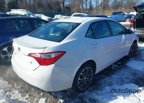 2015 Toyota Corolla S Plus из США, поврежденный, VIN 2T1BURHE2FC300087
